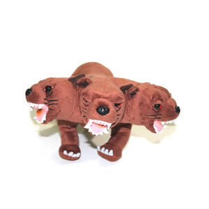 Harry Potter Fluffy 3 Headed Dog Collector Plush Stuffed Animal Poseable Toy 14"